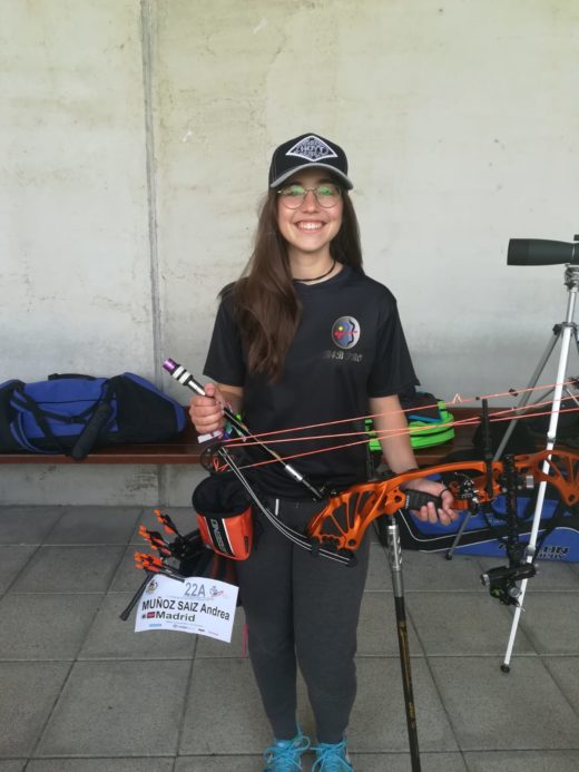 andrea munoz segundo puesto liga cadete