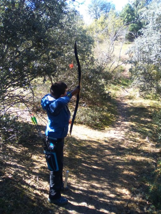 Pablo sanchez en la liga madrilena de recorrido de bosque